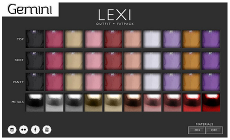 Second Life Marketplace - Gemini -Lexi Outfit- FATPACK (Add me)